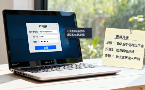 Win7如何连接FTP服务器？，连接不上怎么解决