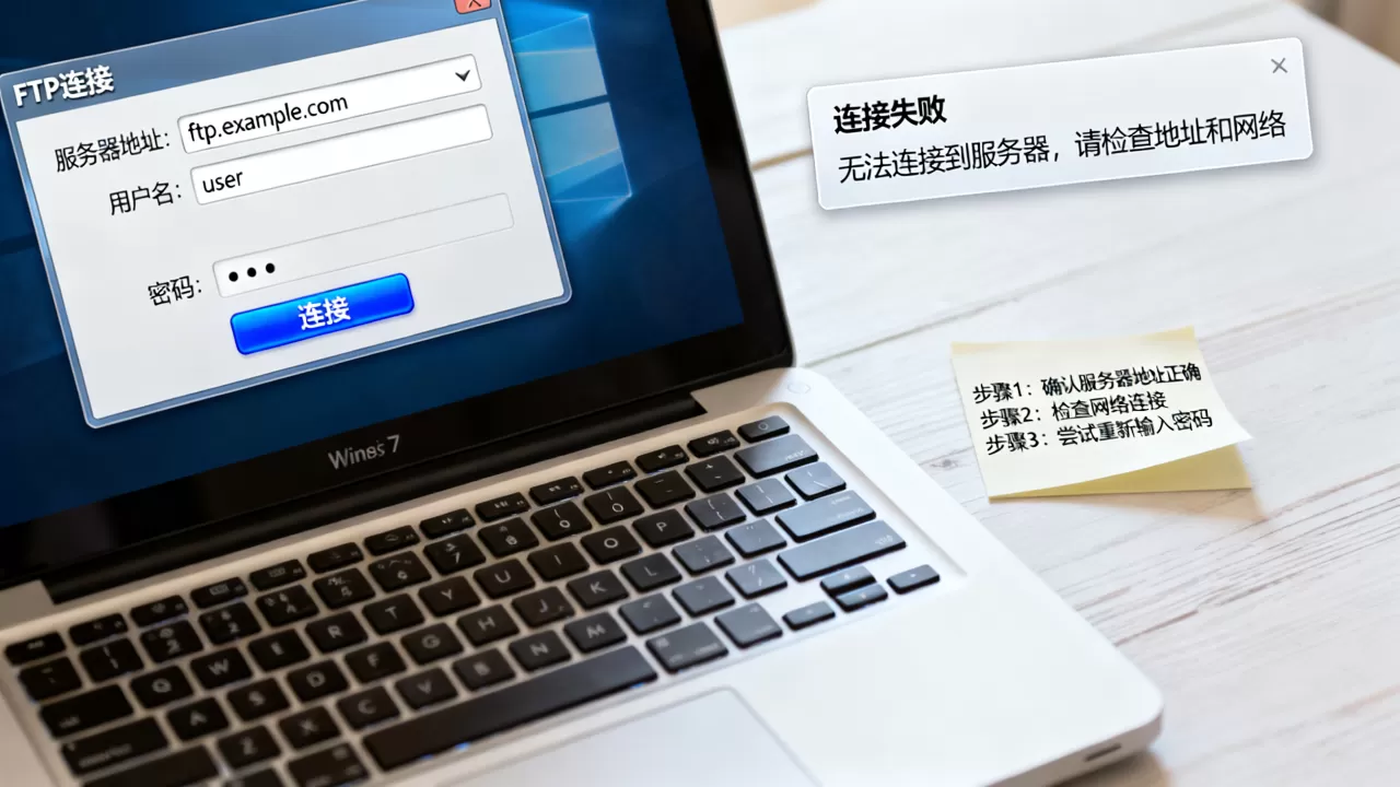 Win7如何连接FTP服务器?,连接不上怎么解决 Win7如何连接FTP服务器?,连接不上怎么解决