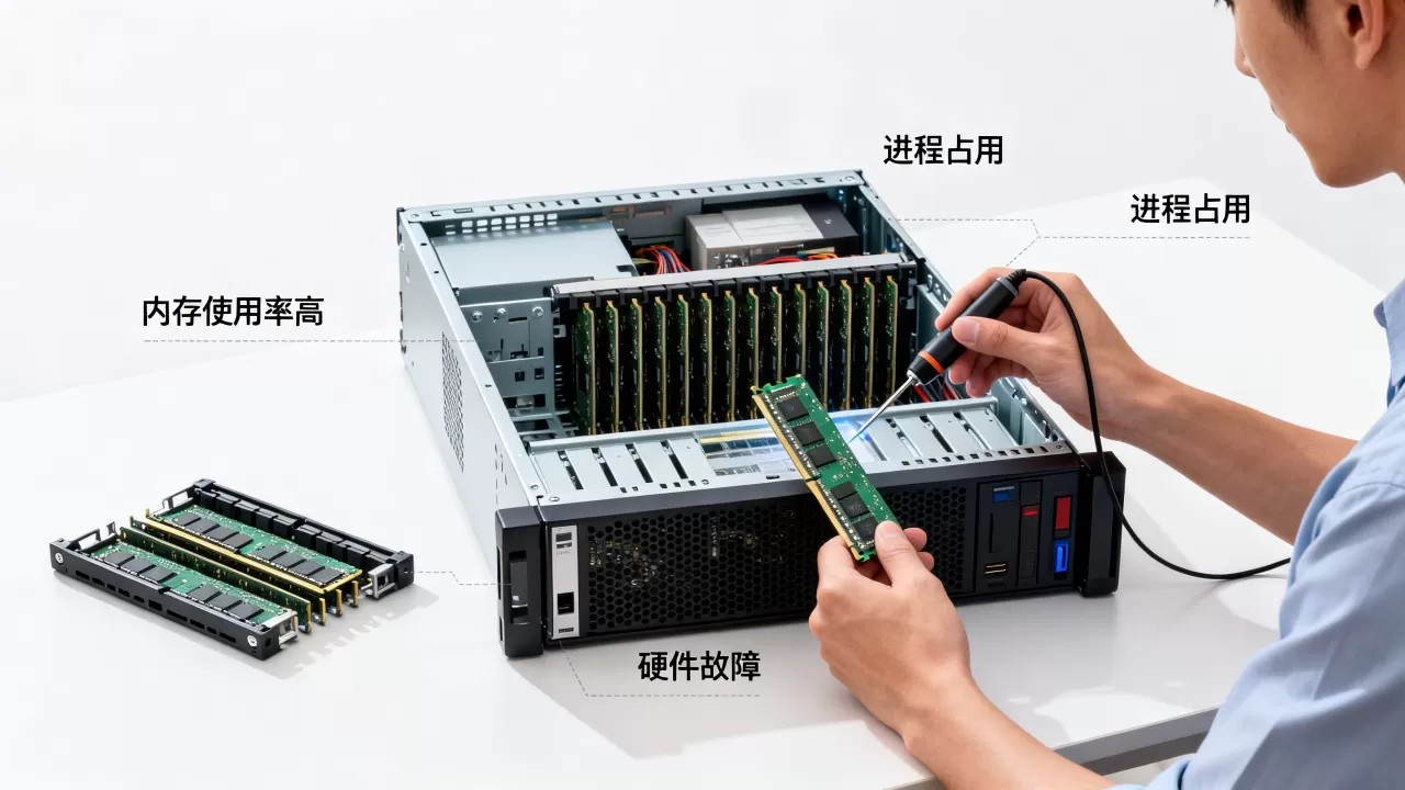 服务器内存高应该怎么解决,常见原因有哪些? 服务器内存高应该怎么解决,常见原因有哪些?
