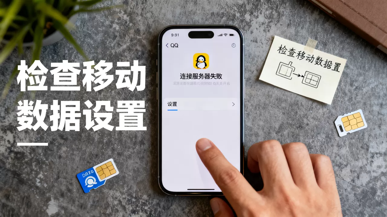 QQ开移动数据连接到服务器失败怎么办,为什么连接不上? QQ开移动数据连接到服务器失败怎么办,为什么连接不上?