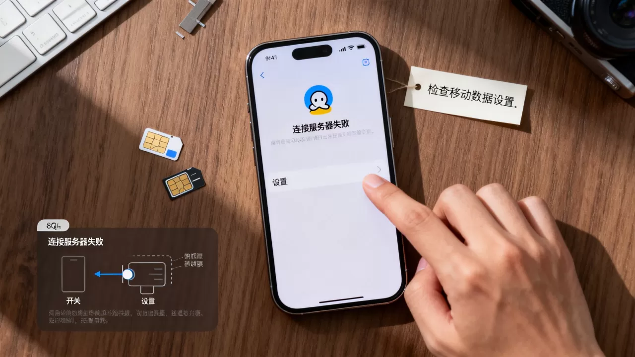 QQ开移动数据连接到服务器失败怎么办,为什么连接不上? QQ开移动数据连接到服务器失败怎么办,为什么连接不上?