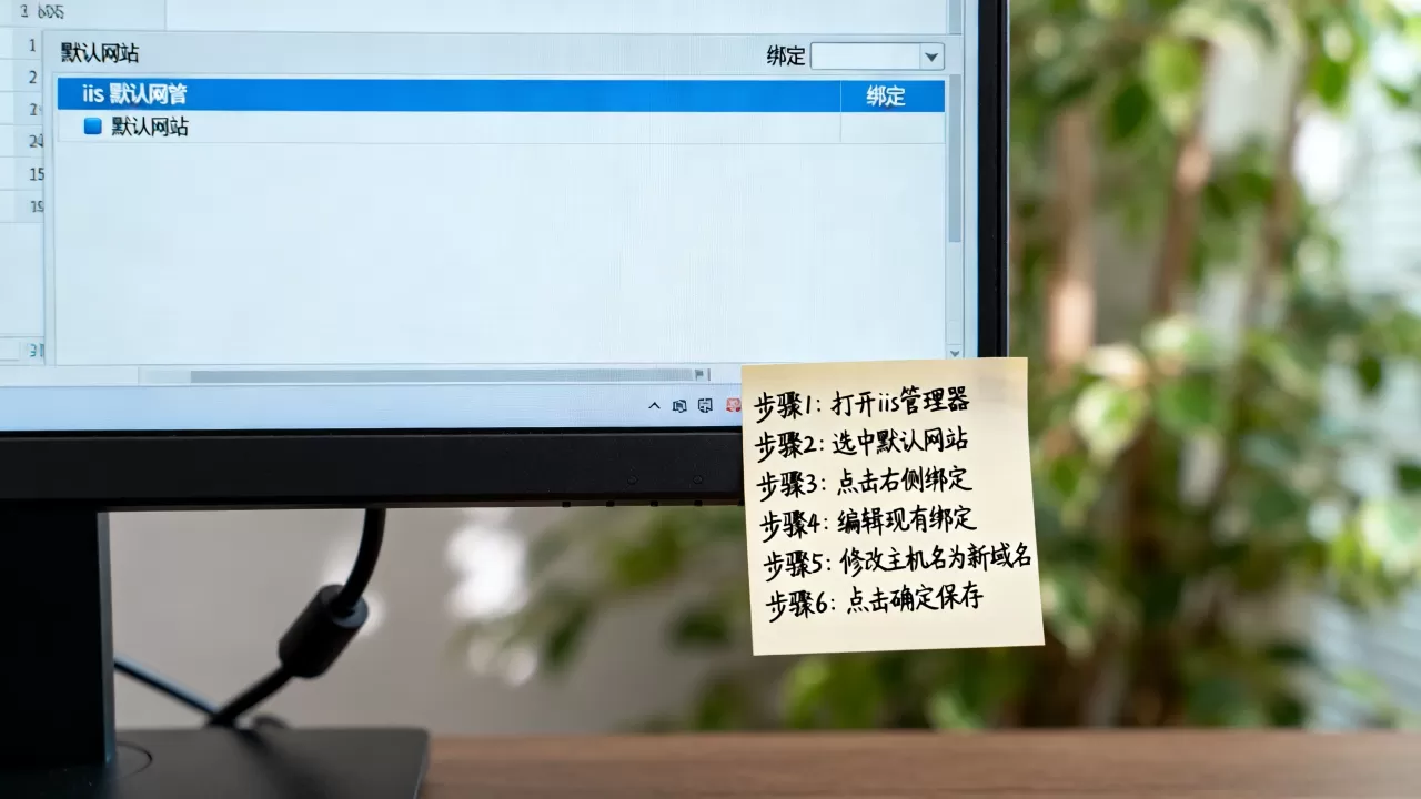 iis默认网站怎么修改绑定域名?,具体步骤是什么 iis默认网站怎么修改绑定域名?,具体步骤是什么