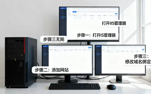 IIS里没有网站怎么办？，域名绑定如何修改