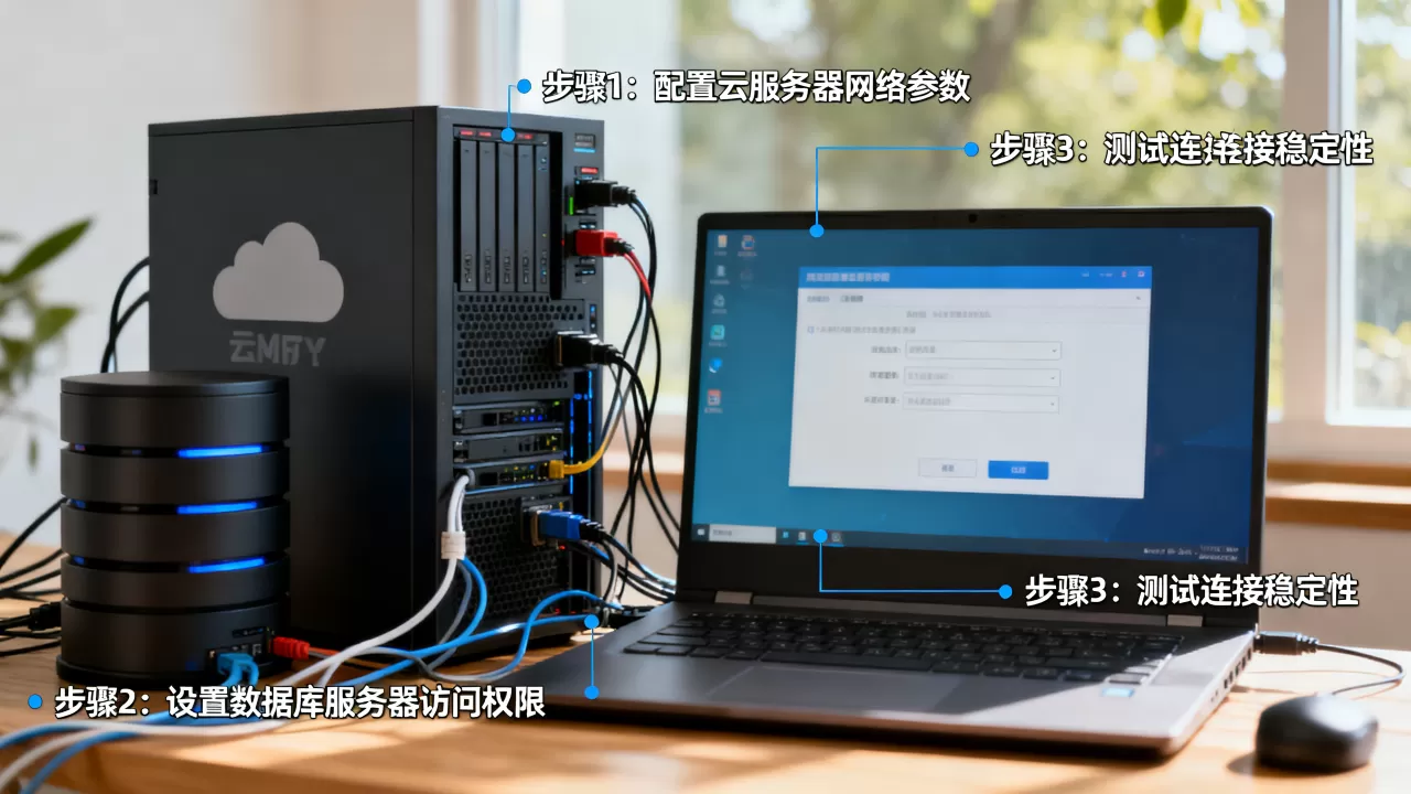 云服务器访问数据库服务器如何配置,具体步骤是什么? 云服务器访问数据库服务器如何配置,具体步骤是什么?