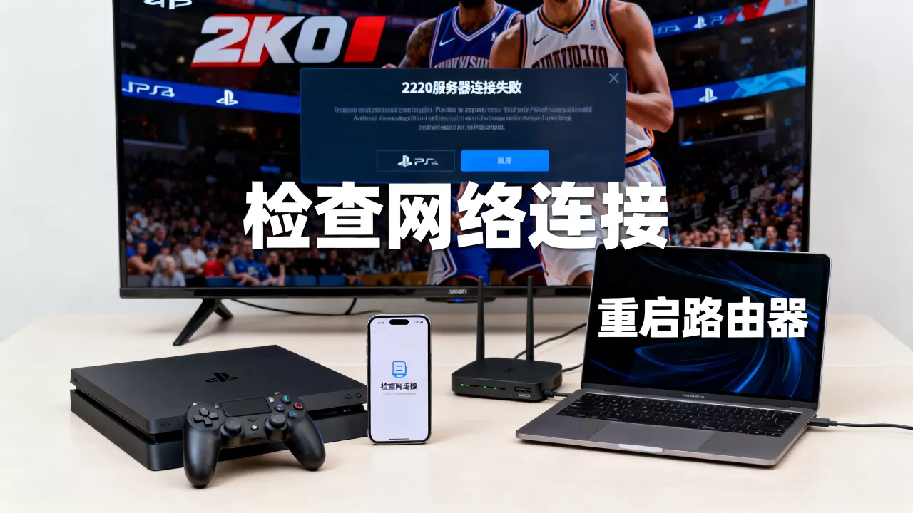 PS4玩2K20为何总连不上服务器,连接失败怎么解决? PS4玩2K20为何总连不上服务器,连接失败怎么解决?