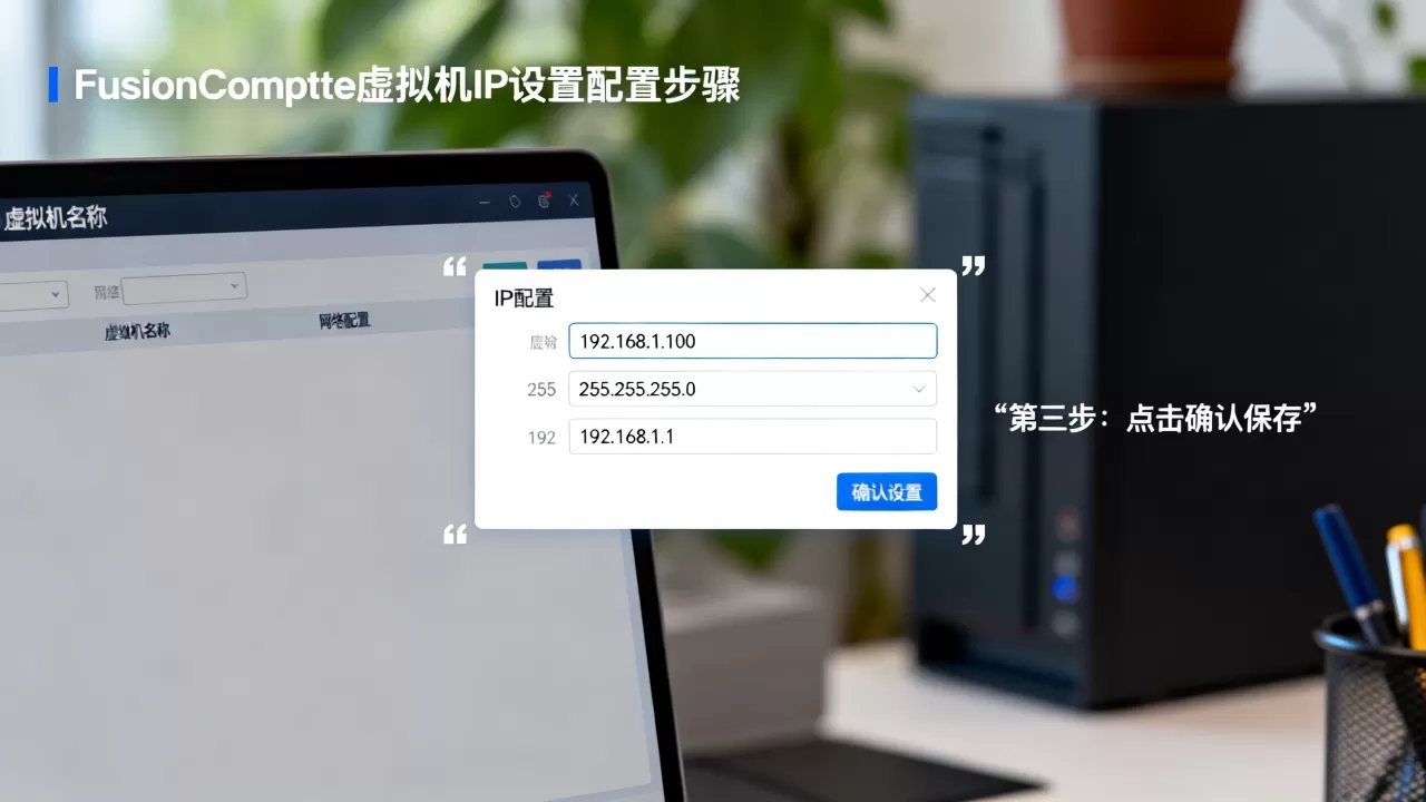 fusioncompute虚拟机IP咋设?,配置步骤有哪些? fusioncompute虚拟机IP咋设?,配置步骤有哪些?