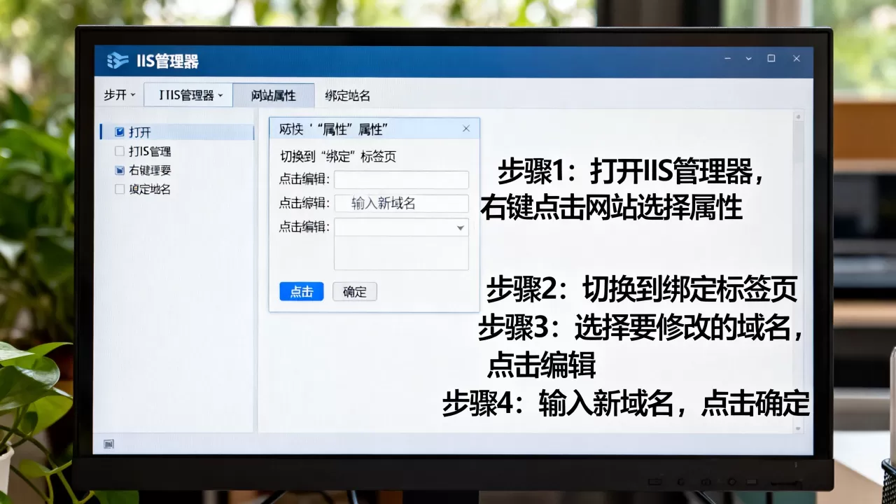 IIS网站属性怎么打开,修改绑定域名怎么操作? IIS网站属性怎么打开,修改绑定域名怎么操作?
