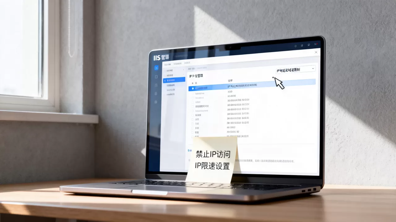 IIS如何禁止通过IP访问网站,IP限速怎么设置? IIS如何禁止通过IP访问网站,IP限速怎么设置?
