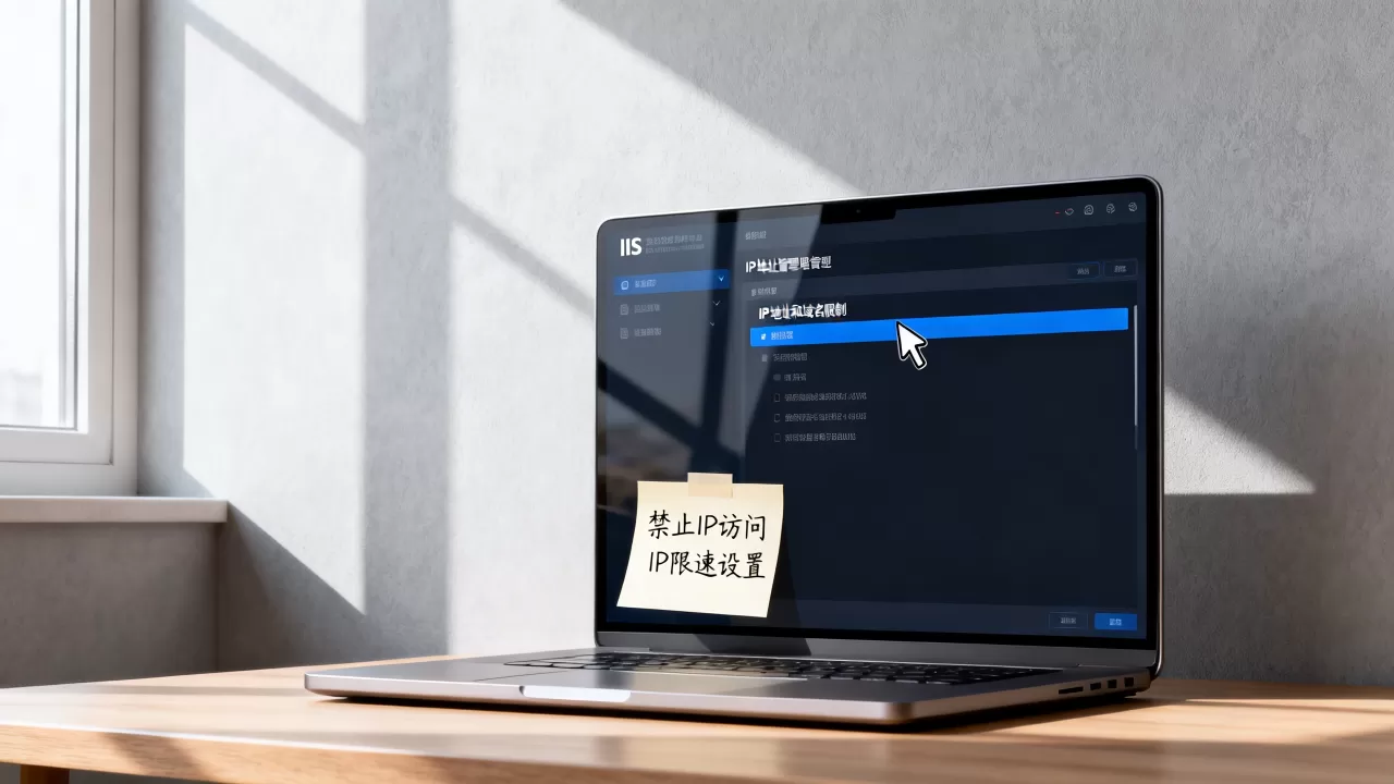IIS如何禁止通过IP访问网站,IP限速怎么设置? IIS如何禁止通过IP访问网站,IP限速怎么设置?
