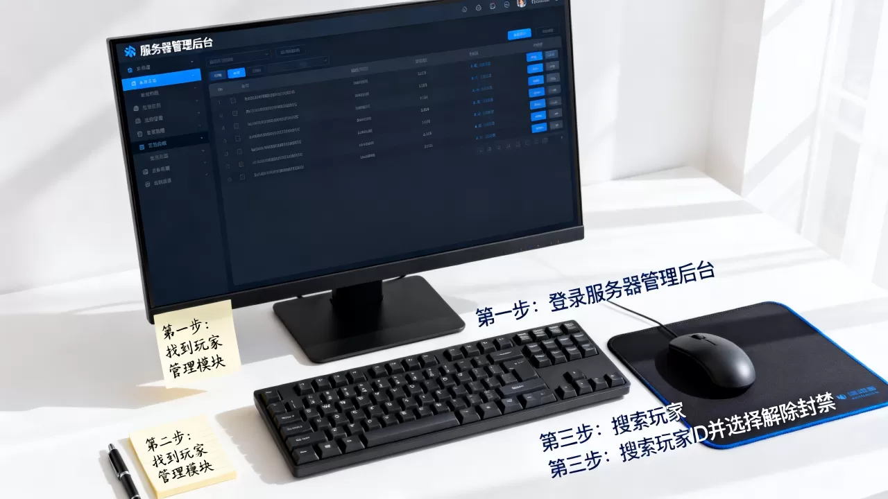 服务器怎么解ban一个玩家,具体步骤是什么? 服务器怎么解ban一个玩家,具体步骤是什么?