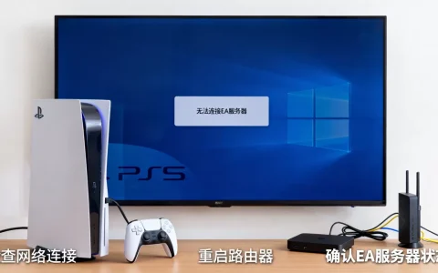 PS5连不上EA服务器是什么原因，怎么解决？