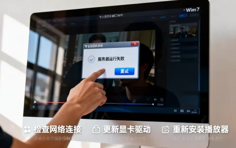 Win7播放视频显示服务器运行失败怎么办，如何解决？