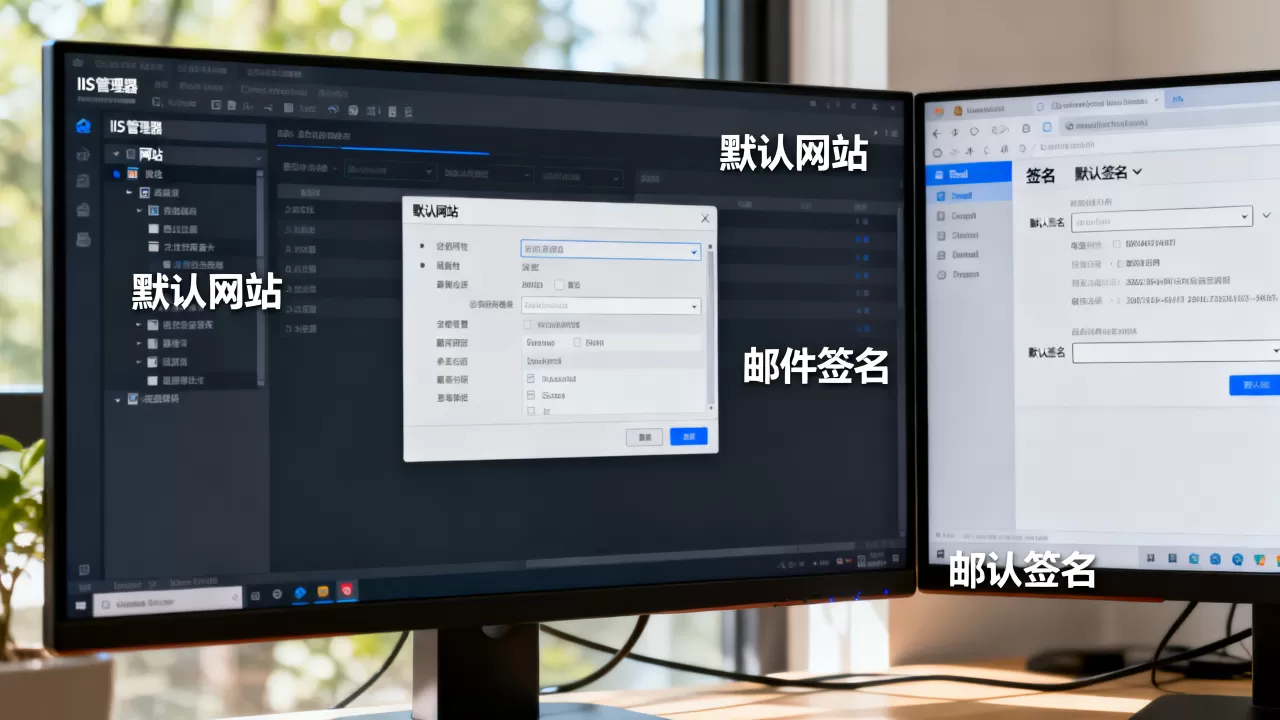 iis怎么更改默认网站, 邮件默认签名在哪里设置? iis怎么更改默认网站, 邮件默认签名在哪里设置?
