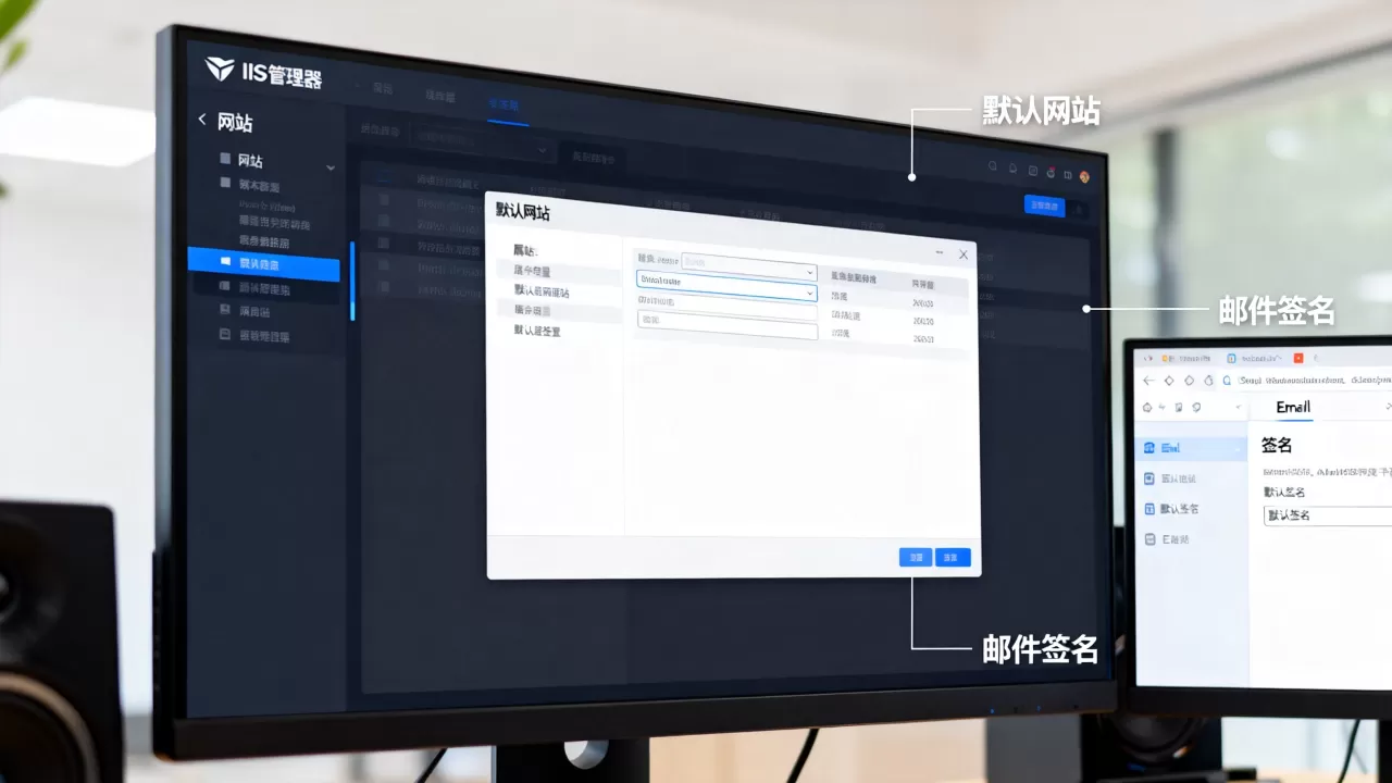 iis怎么更改默认网站, 邮件默认签名在哪里设置? iis怎么更改默认网站, 邮件默认签名在哪里设置?