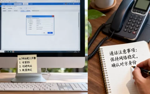 iis7如何建立网站？通话建立后有哪些注意事项？