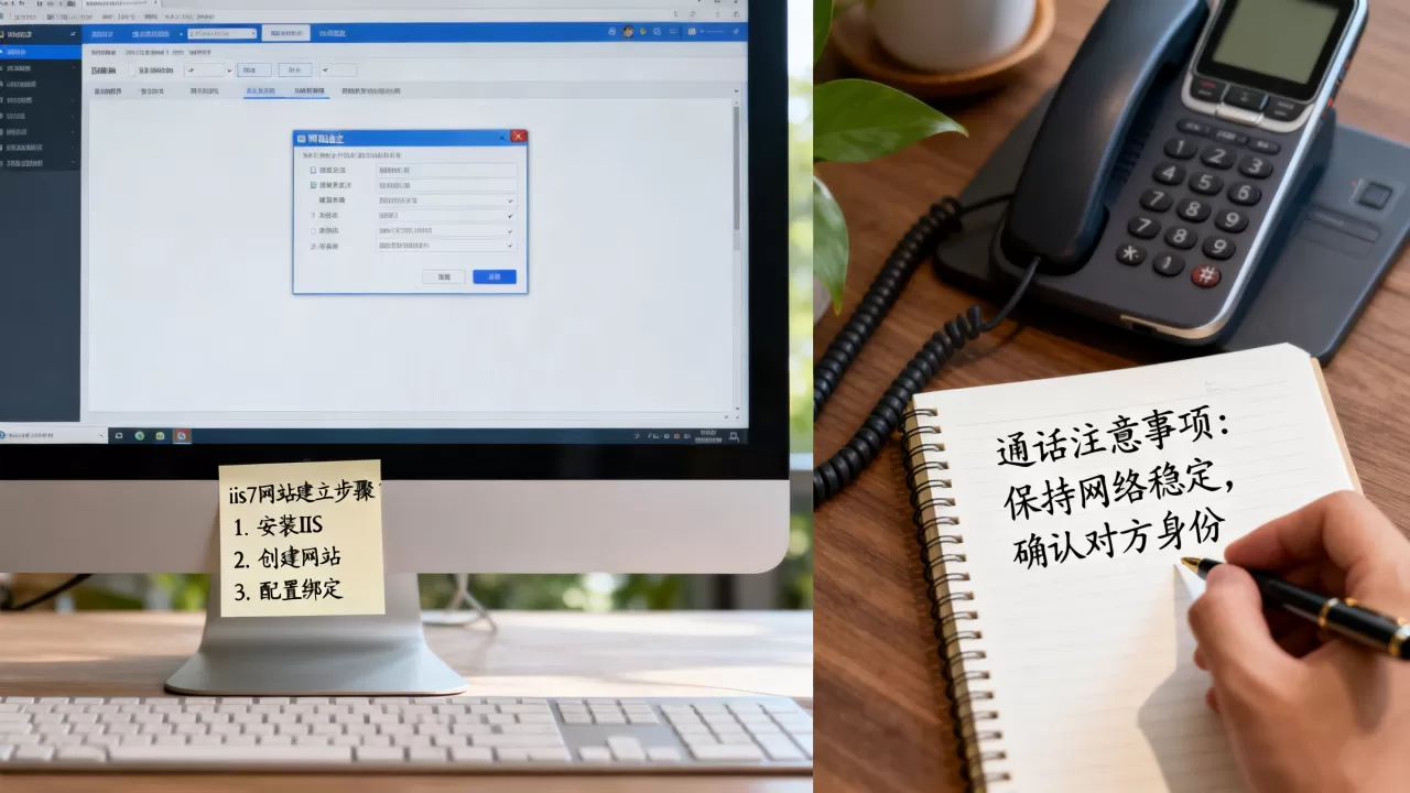 iis7如何建立网站?通话建立后有哪些注意事项? iis7如何建立网站?通话建立后有哪些注意事项?