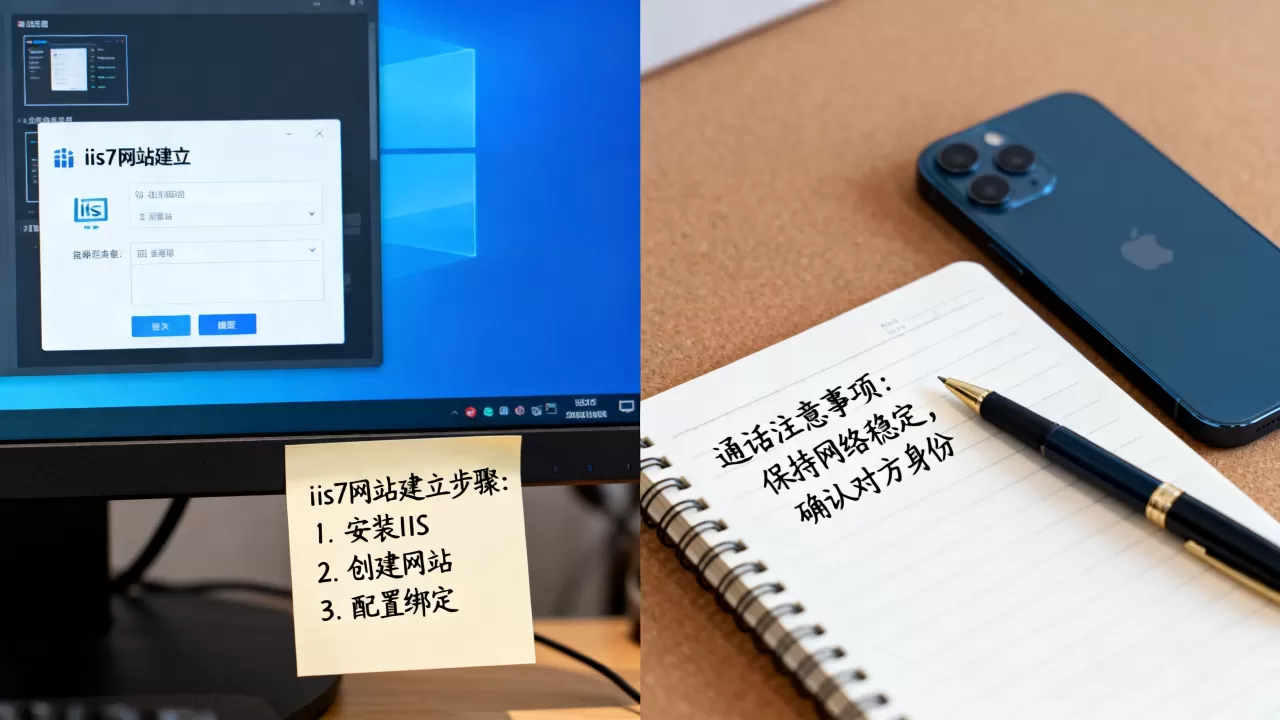 iis7如何建立网站?通话建立后有哪些注意事项? iis7如何建立网站?通话建立后有哪些注意事项?