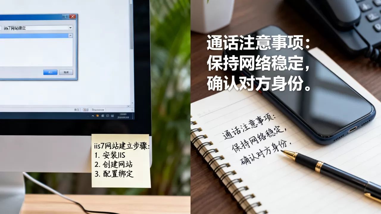 iis7如何建立网站?通话建立后有哪些注意事项? iis7如何建立网站?通话建立后有哪些注意事项?