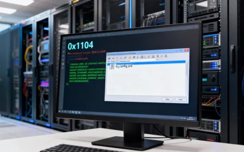 为什么IIS网站文件被占用远程连接报错0x1104？，怎么办