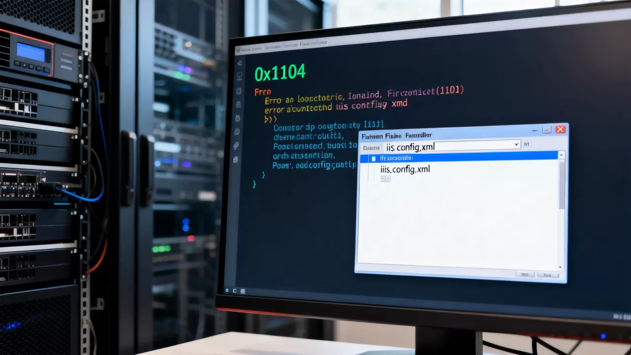 为什么IIS网站文件被占用远程连接报错0x1104?,怎么办 为什么IIS网站文件被占用远程连接报错0x1104?,怎么办