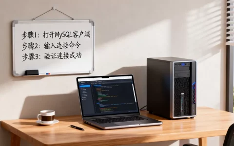 MySQL创建数据库后如何连接服务器，有哪些步骤？