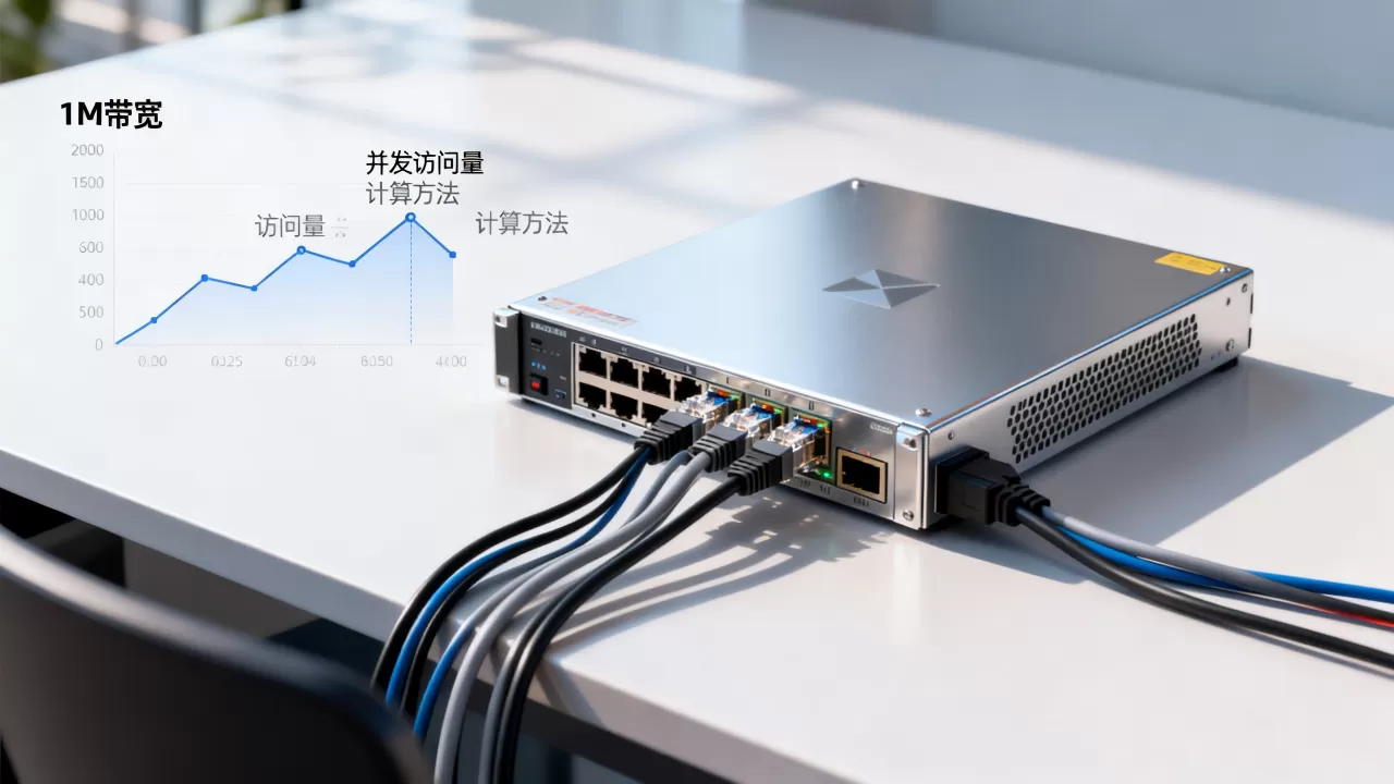 服务器1M带宽能承载多少人,如何计算并发访问量? 服务器1M带宽能承载多少人,如何计算并发访问量?