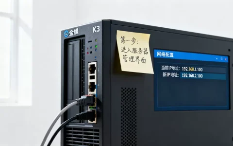 金蝶K3服务器换网后IP怎么改？，IP地址怎么设置
