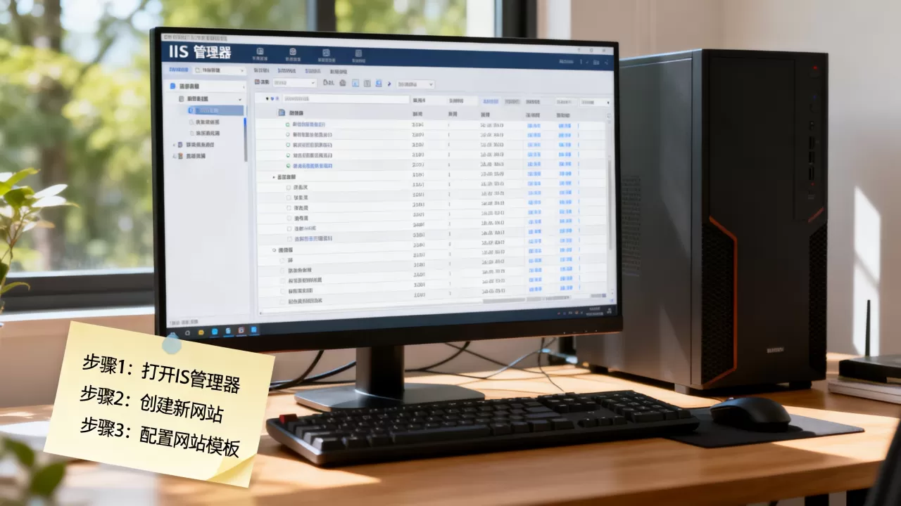 如何正确设置IIS网站模板,具体步骤是什么 如何正确设置IIS网站模板,具体步骤是什么