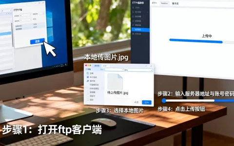 ftp怎么上传图片到服务器，详细操作步骤是什么？