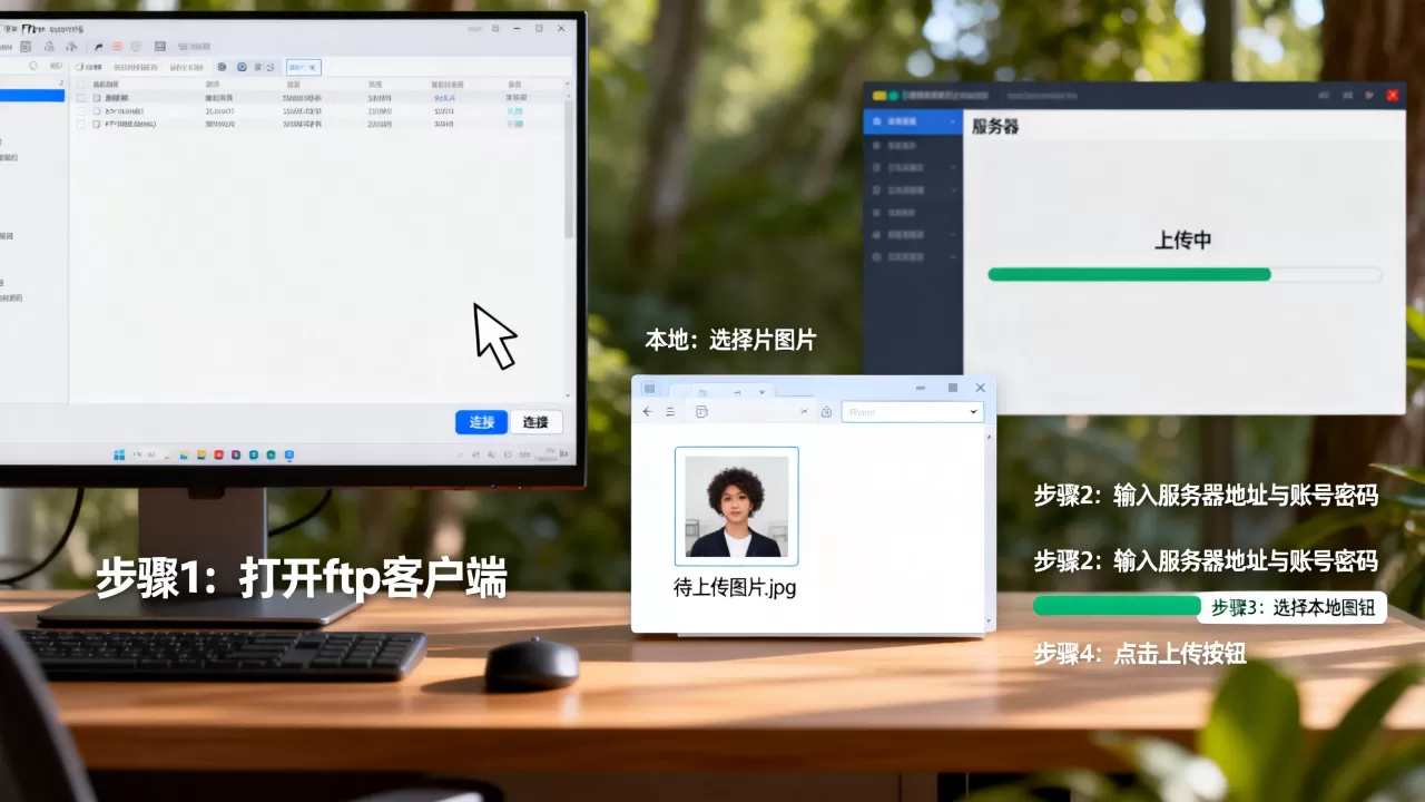 ftp怎么上传图片到服务器,详细操作步骤是什么? ftp怎么上传图片到服务器,详细操作步骤是什么?