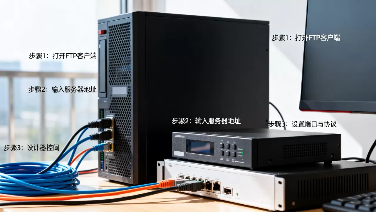 ftp怎样连接网站服务器配置 ftp怎样连接网站服务器配置