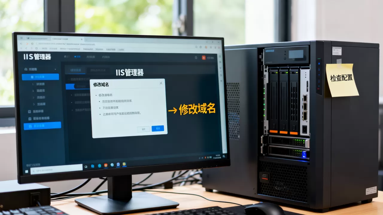IIS发布ASP网站域名怎么改?,修改后打不开如何解决? IIS发布ASP网站域名怎么改?,修改后打不开如何解决?
