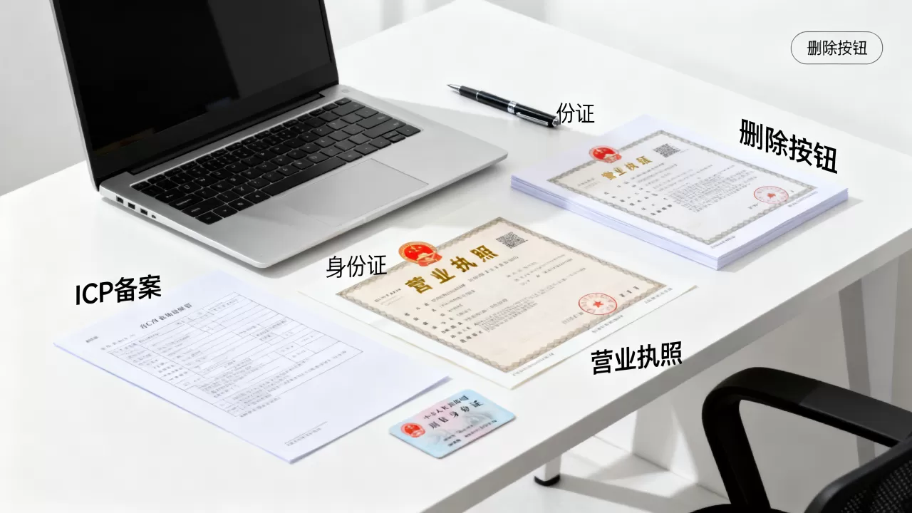 ICP网站和删除按钮是什么意思,ICP备案需要什么材料? ICP网站和删除按钮是什么意思,ICP备案需要什么材料?
