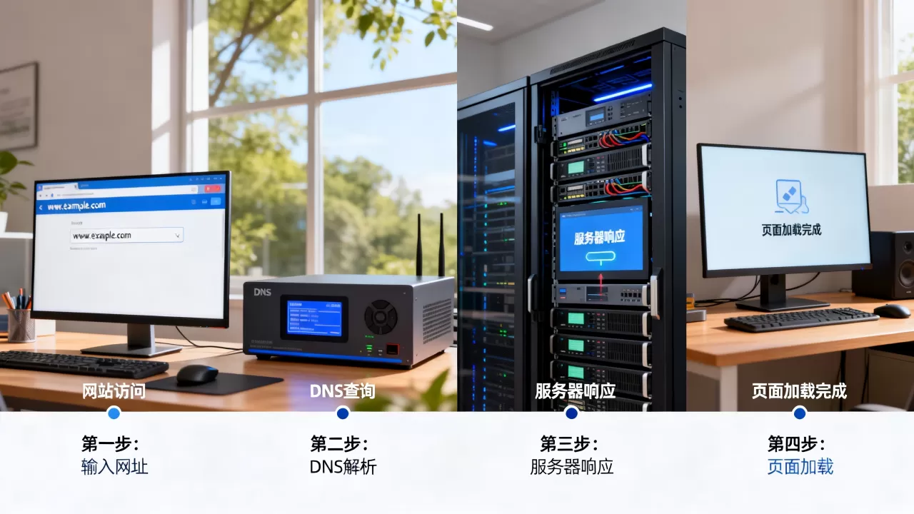 访问网站的过程是怎样的?,网站访问流程有哪些步骤 访问网站的过程是怎样的?,网站访问流程有哪些步骤