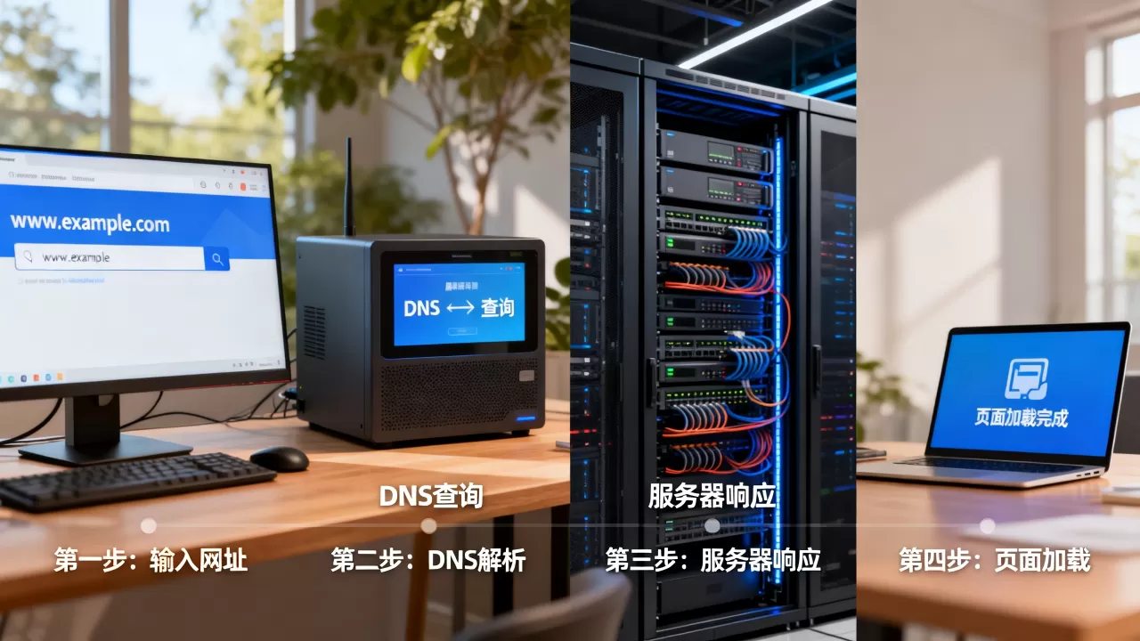 访问网站的过程是怎样的?,网站访问流程有哪些步骤 访问网站的过程是怎样的?,网站访问流程有哪些步骤
