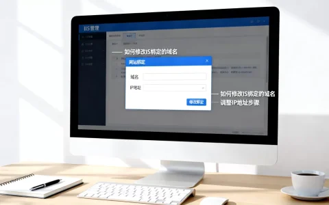 如何修改IIS网站已绑定的域名和IP，怎么修改？