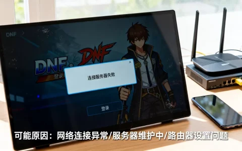 DNF登录游戏连接服务器失败怎么办，是什么原因