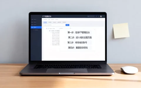 FTP服务器怎么修改域名账号和密码，操作步骤有哪些？