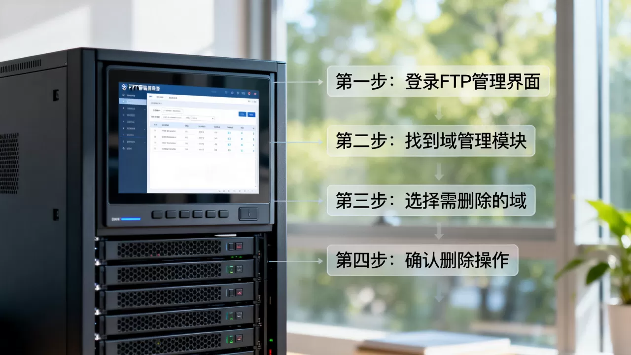 如何删除FTP服务器上的域,具体操作步骤是什么? 如何删除FTP服务器上的域,具体操作步骤是什么?