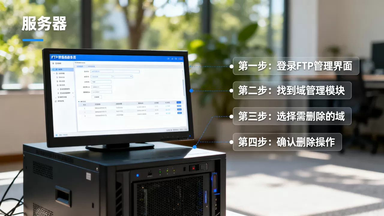 如何删除FTP服务器上的域,具体操作步骤是什么? 如何删除FTP服务器上的域,具体操作步骤是什么?