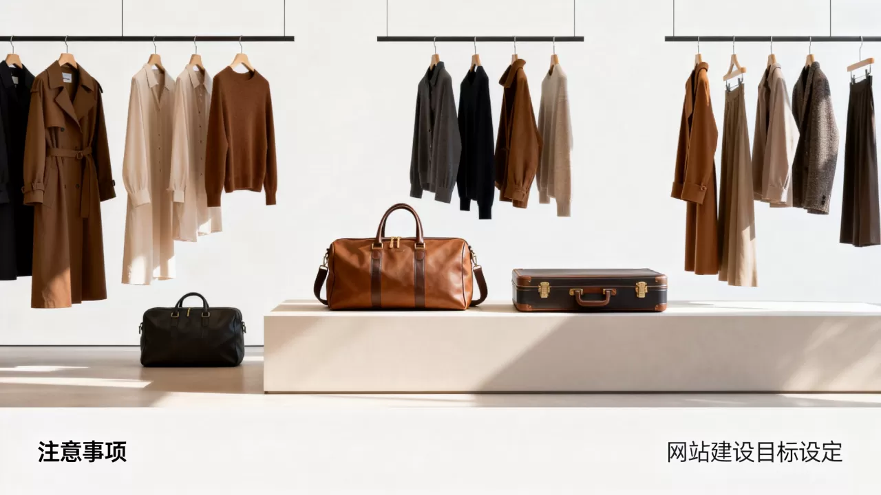 服装箱包网站建设目标应该如何设定?,有哪些注意事项? 服装箱包网站建设目标应该如何设定?,有哪些注意事项?