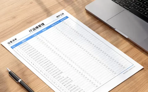 IT运维管理表格如何高效制定，运维管理表格模板有哪些？