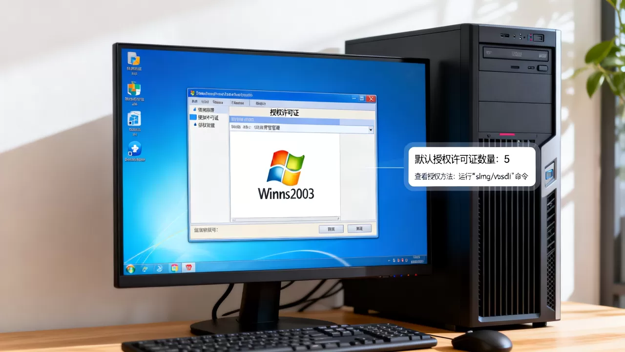 win2003服务器默认授权许可证多少?,如何查看授权? win2003服务器默认授权许可证多少?,如何查看授权?