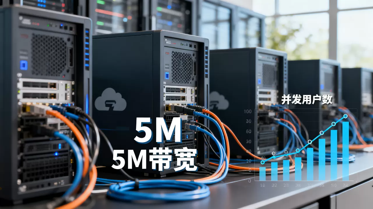 云服务器带宽5m能带多少人 云服务器带宽5m能带多少人