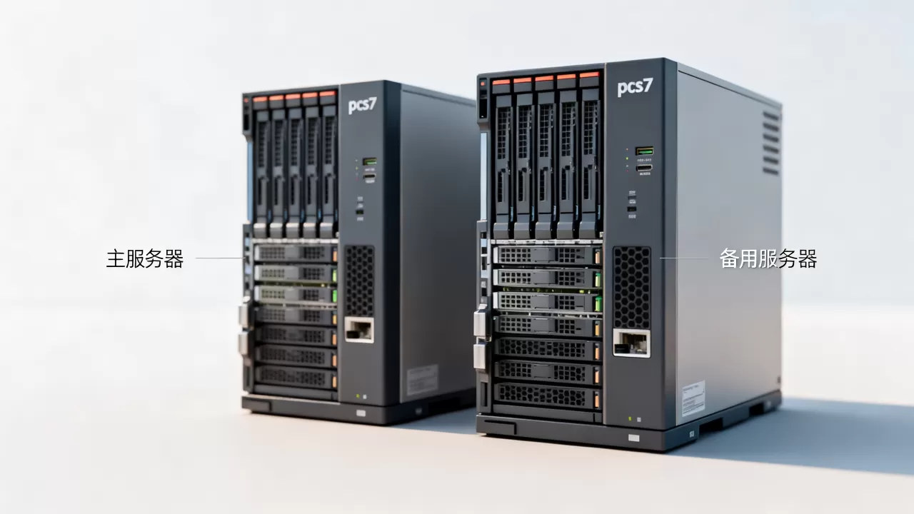 pcs7画面为啥出来两个服务器,怎么解决? pcs7画面为啥出来两个服务器,怎么解决?
