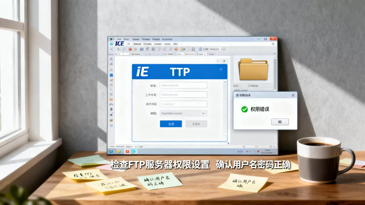 为什么IE登录FTP时打开文件夹提示权限错误,怎么解决 为什么IE登录FTP时打开文件夹提示权限错误,怎么解决