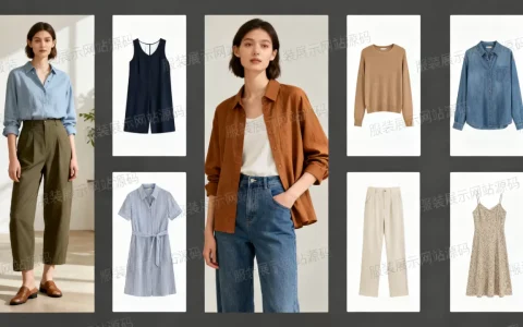 服装展示网站源码