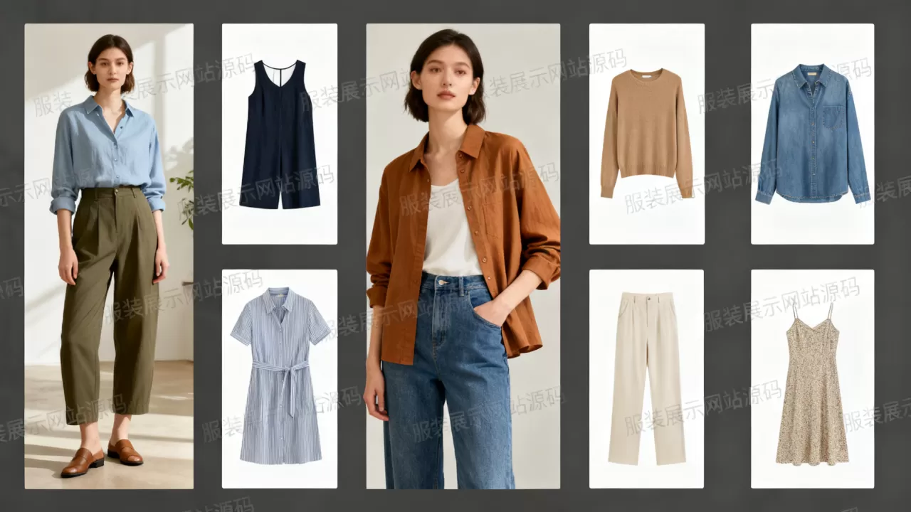 服装展示网站源码 服装展示网站源码