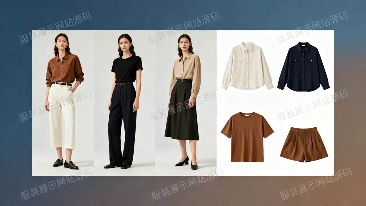 服装展示网站源码 服装展示网站源码