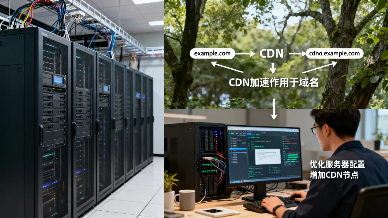 CDN加速是对服务器还是域名起作用,网站打开慢怎么解决? CDN加速是对服务器还是域名起作用,网站打开慢怎么解决?